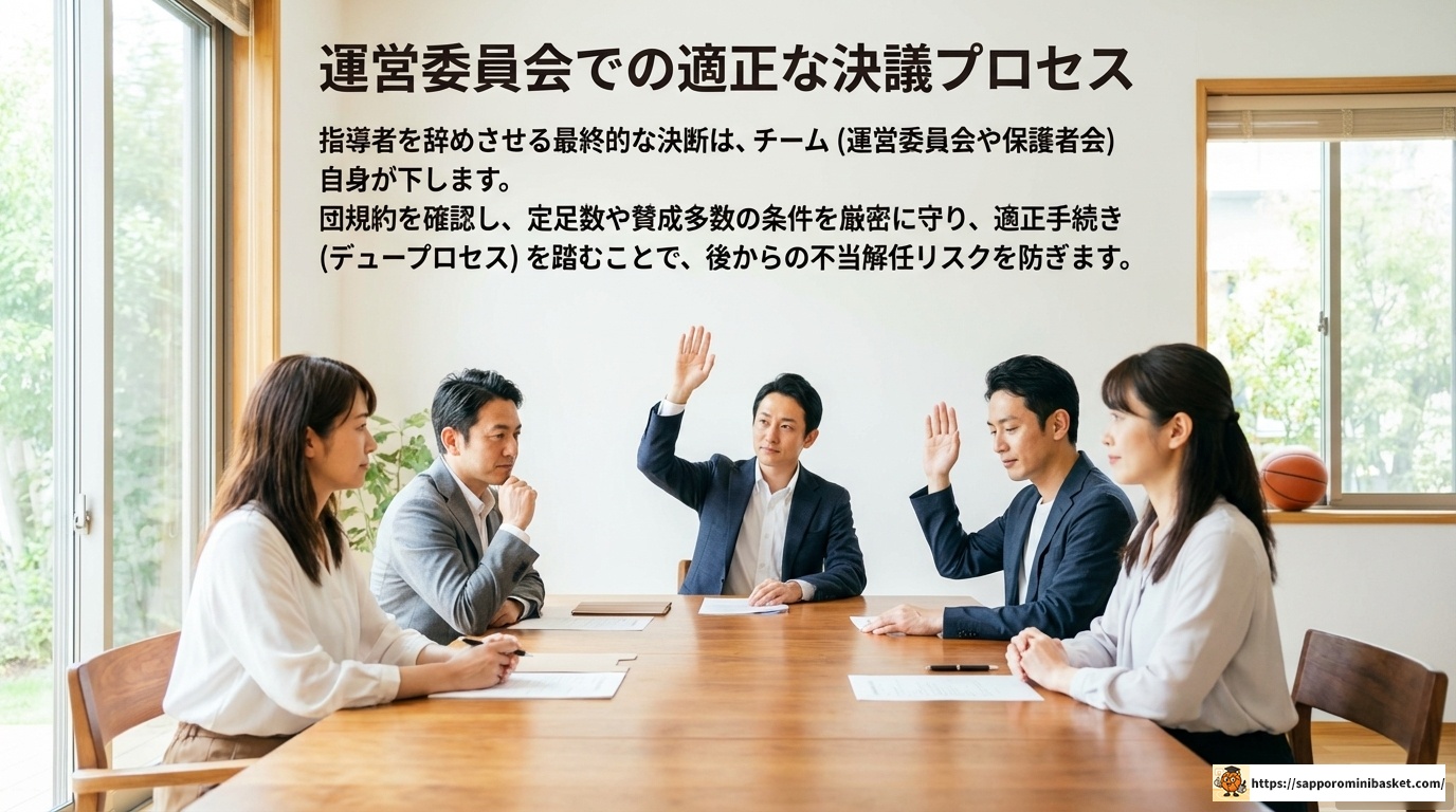 ミニバスのコーチを辞めさせる前に知るべき手順と保護者の対策