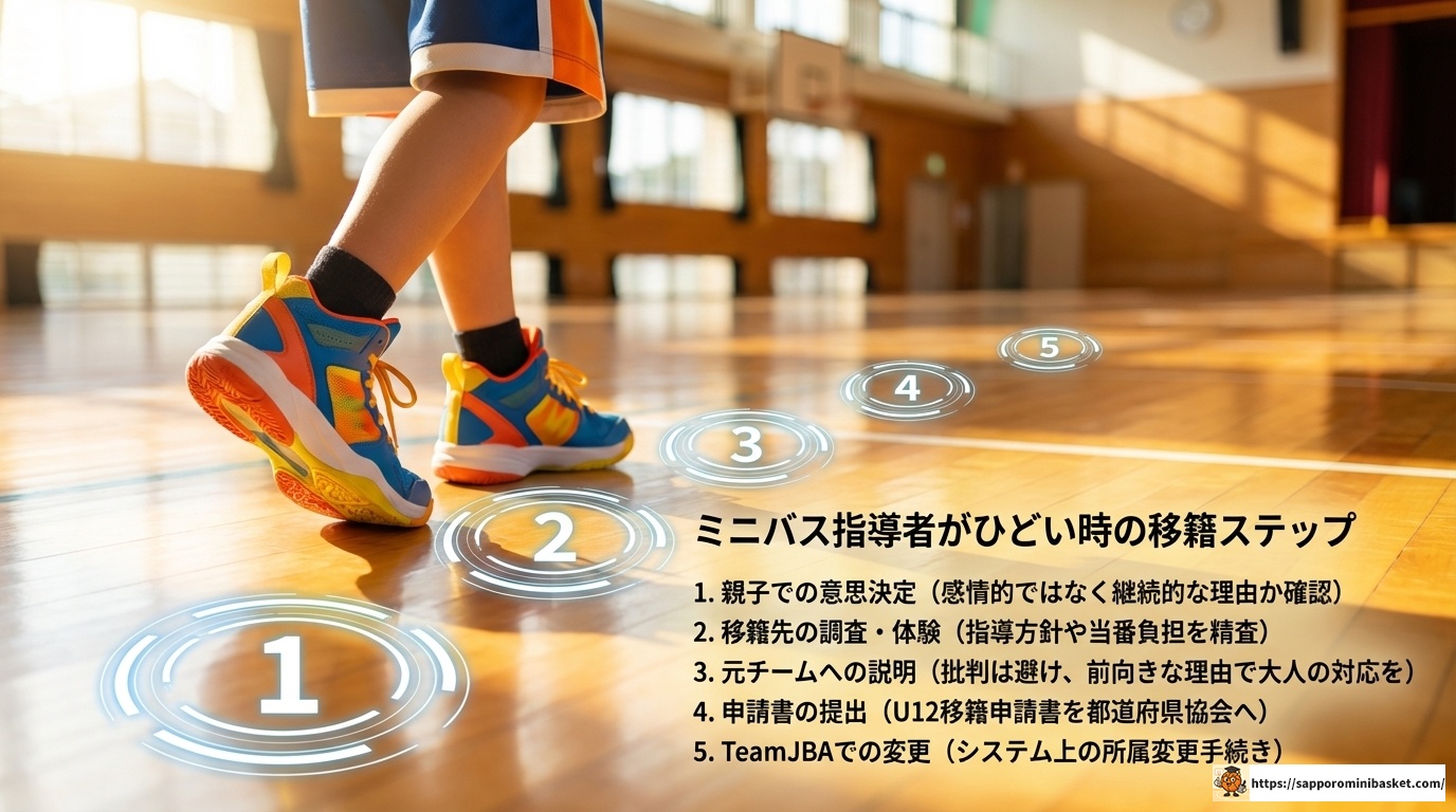 ミニバス指導者がひどい！子供を守るための対処法と移籍の全手順