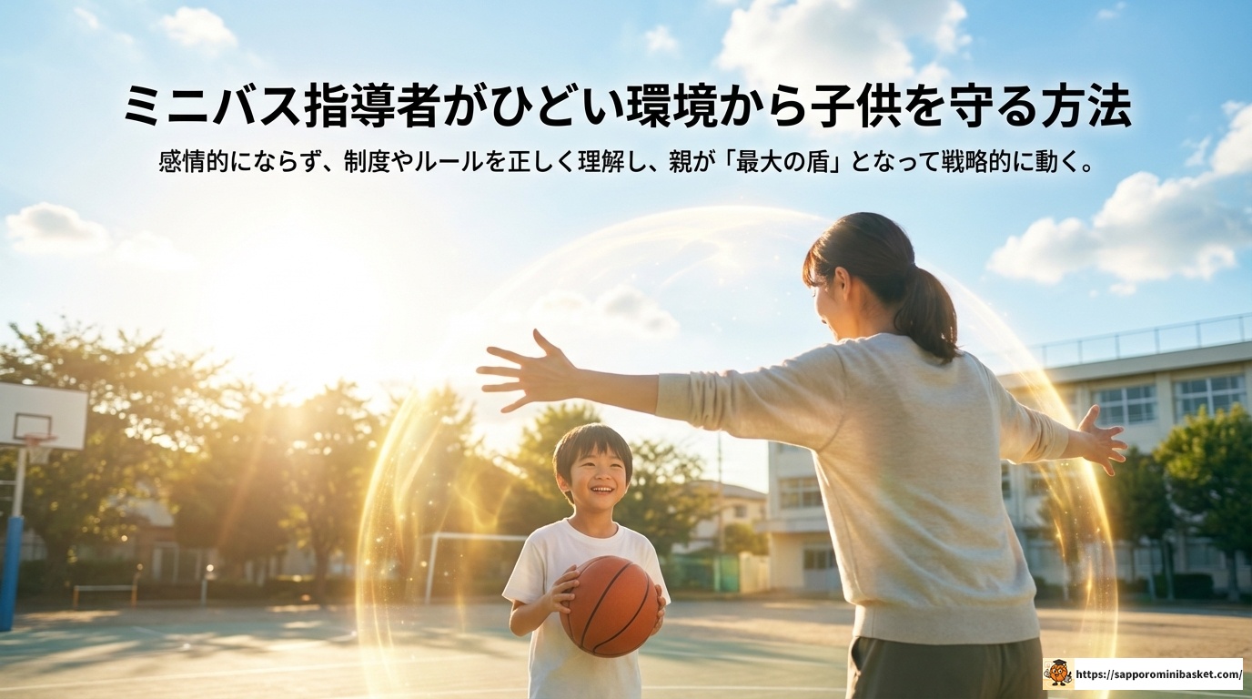 ミニバス指導者がひどい！子供を守るための対処法と移籍の全手順