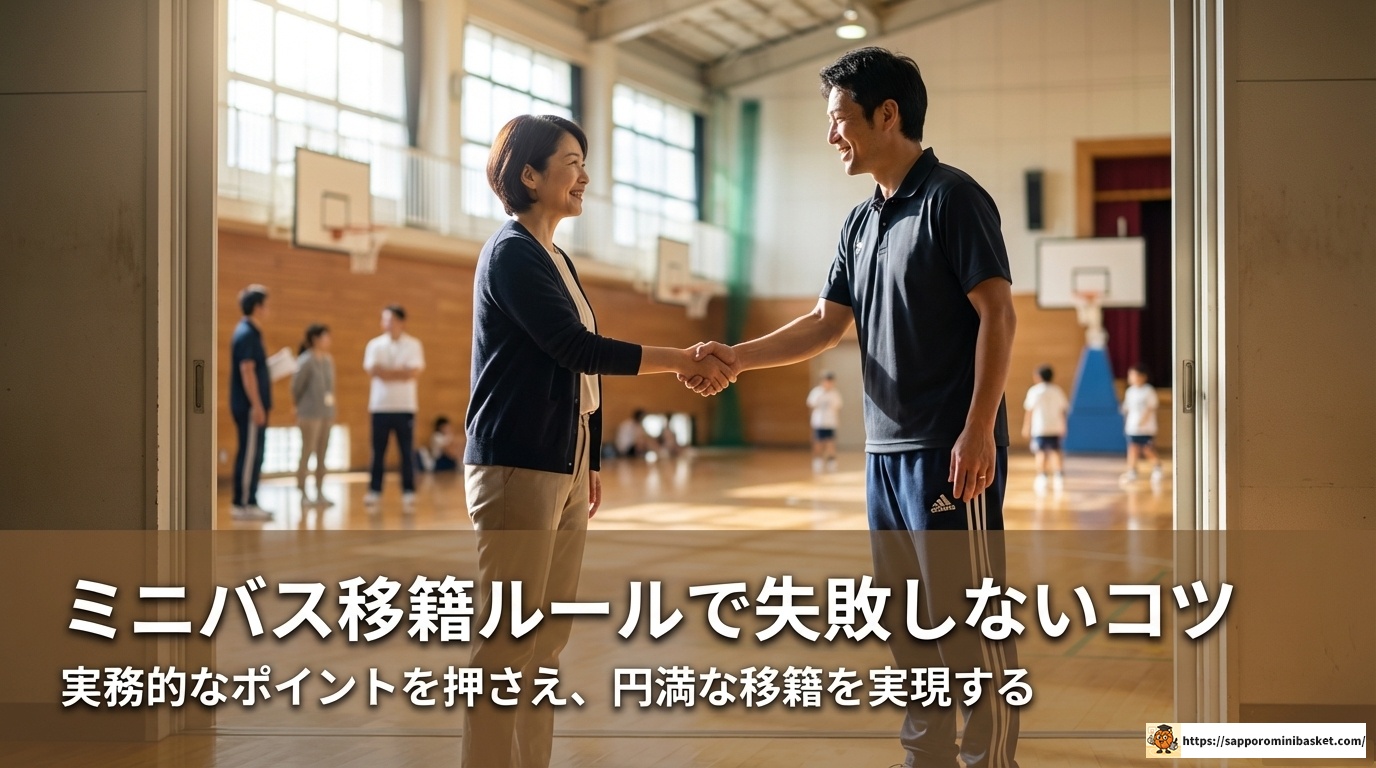 ミニバス移籍ルールの全貌！保護者が知るべき注意点と手続き