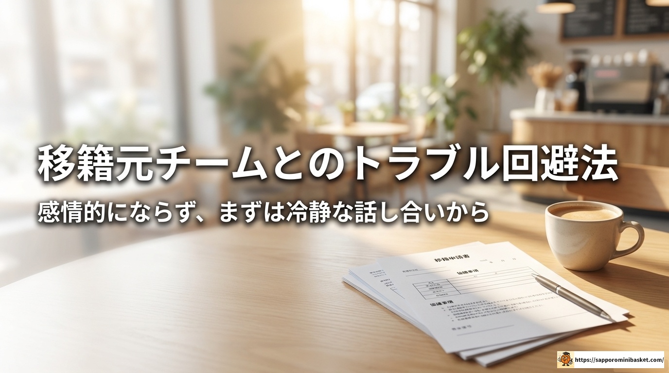 ミニバス移籍ルールの全貌！保護者が知るべき注意点と手続き