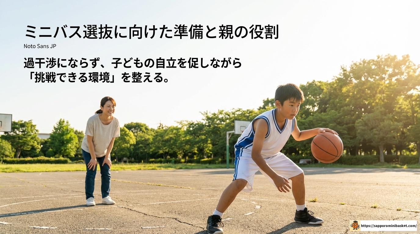 ミニバス選抜に合格する子の特徴と育成センターの役割を徹底解説