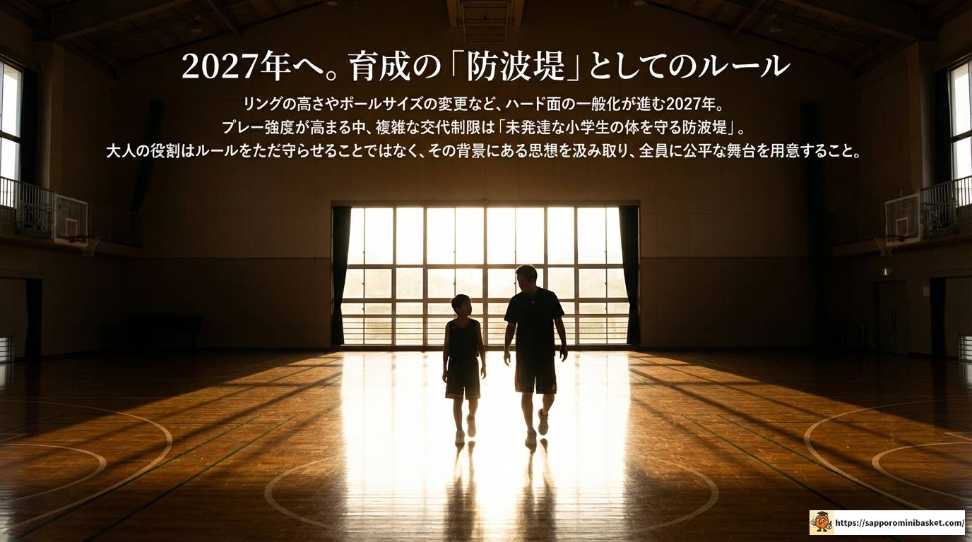 2025年最新版！ミニバス交代ルールの基本から戦術まで徹底解説