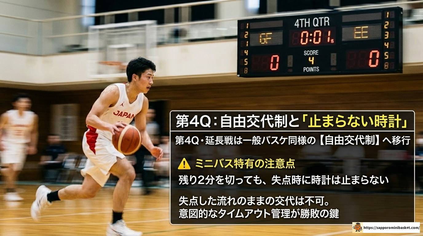 2025年最新版！ミニバス交代ルールの基本から戦術まで徹底解説