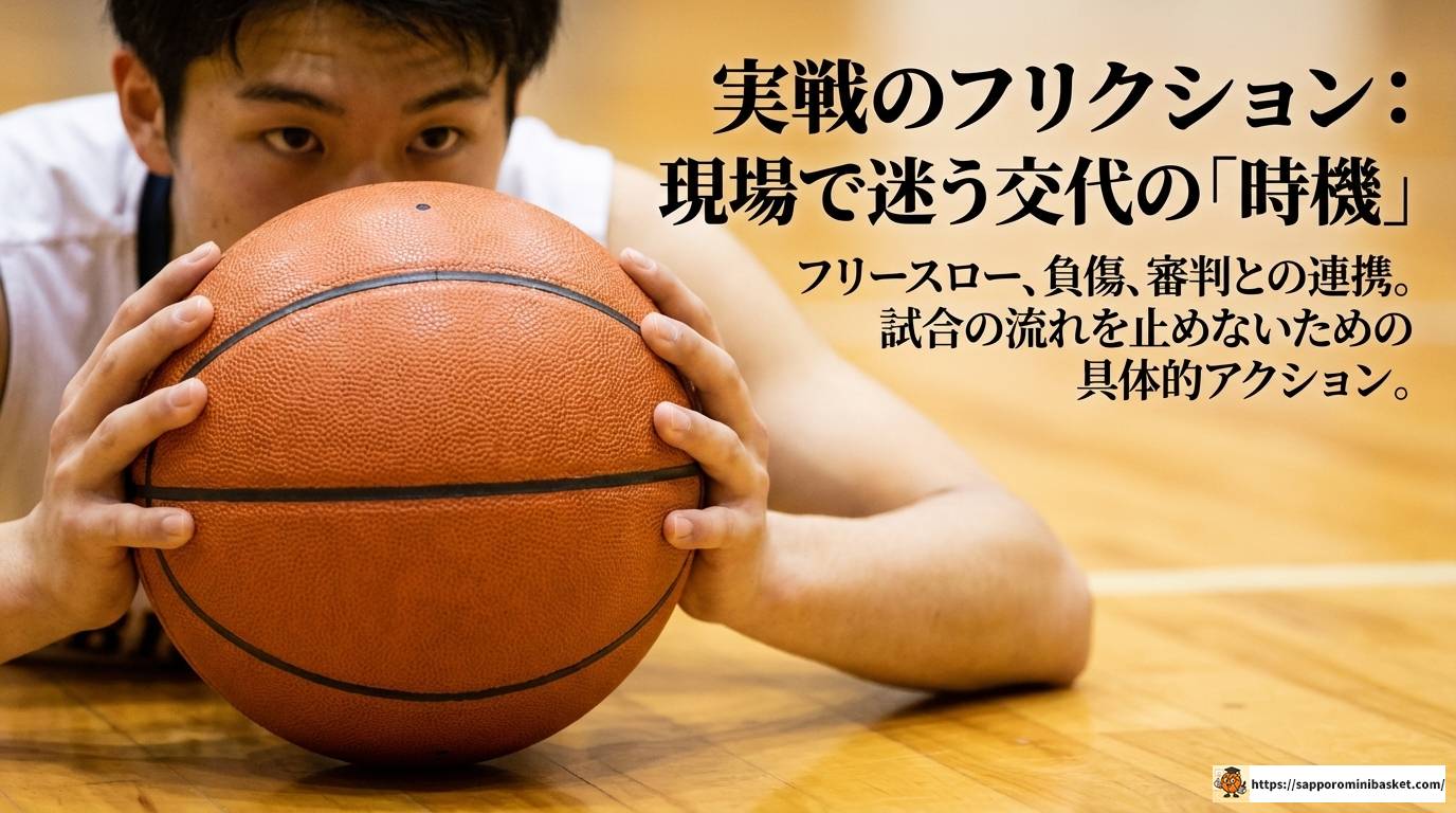 2025年最新版！ミニバス交代ルールの基本から戦術まで徹底解説