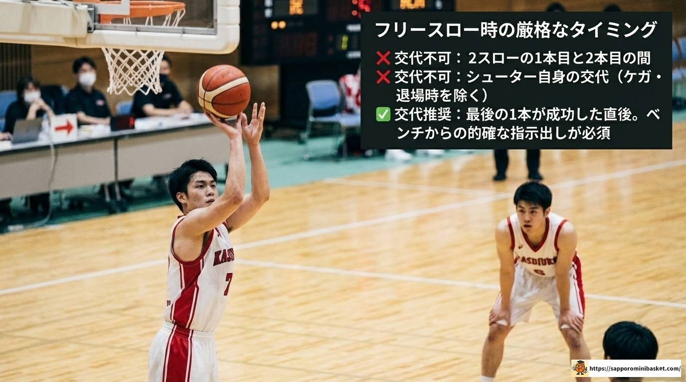 2025年最新版！ミニバス交代ルールの基本から戦術まで徹底解説