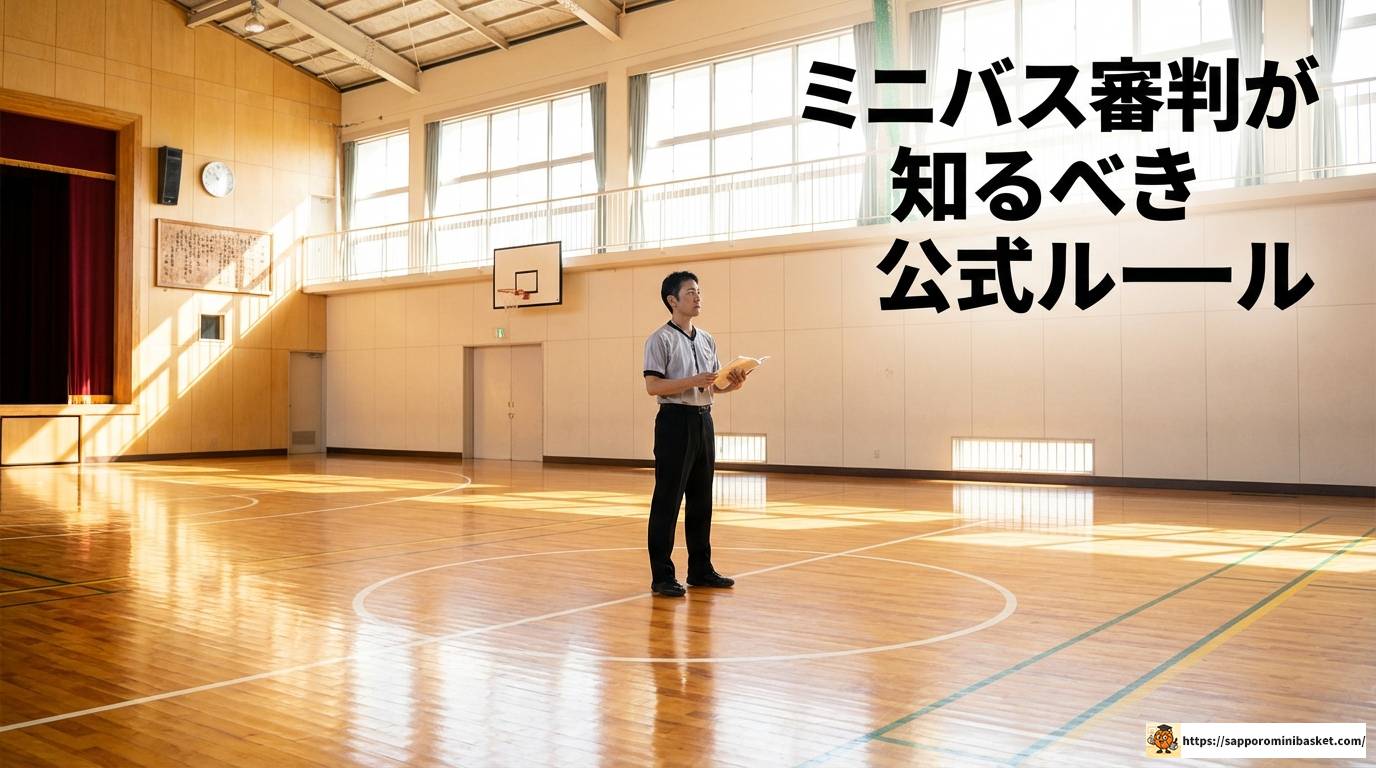 ミニバス審判の完全ガイド！公式ルールや資格の取り方と上達のコツ