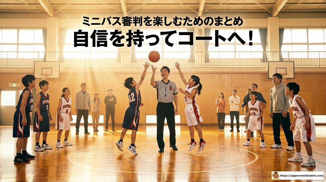 ミニバス審判の完全ガイド！公式ルールや資格の取り方と上達のコツ