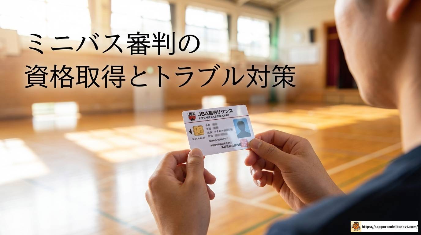 ミニバス審判の完全ガイド！公式ルールや資格の取り方と上達のコツ