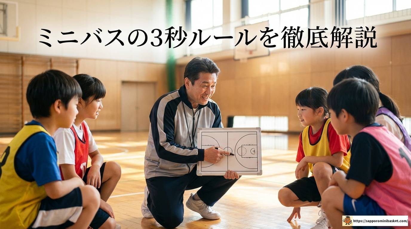 ミニバスの3秒ルールとは?いつから数えるかや一般との違いを解説