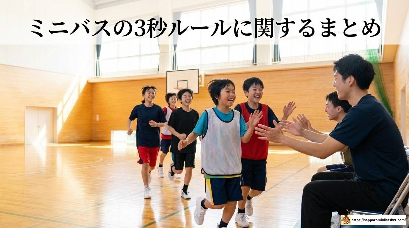 ミニバスの3秒ルールとは?いつから数えるかや一般との違いを解説