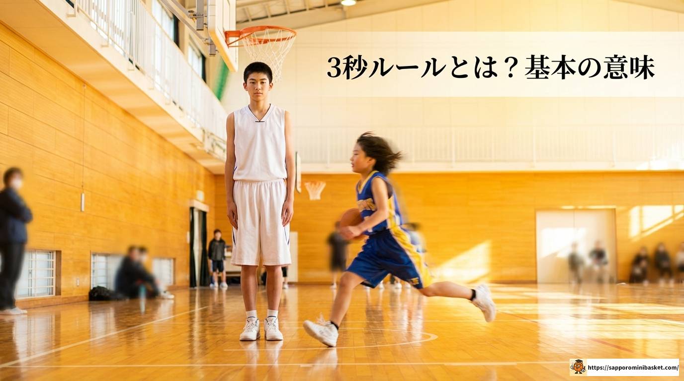 ミニバスの3秒ルールとは?いつから数えるかや一般との違いを解説