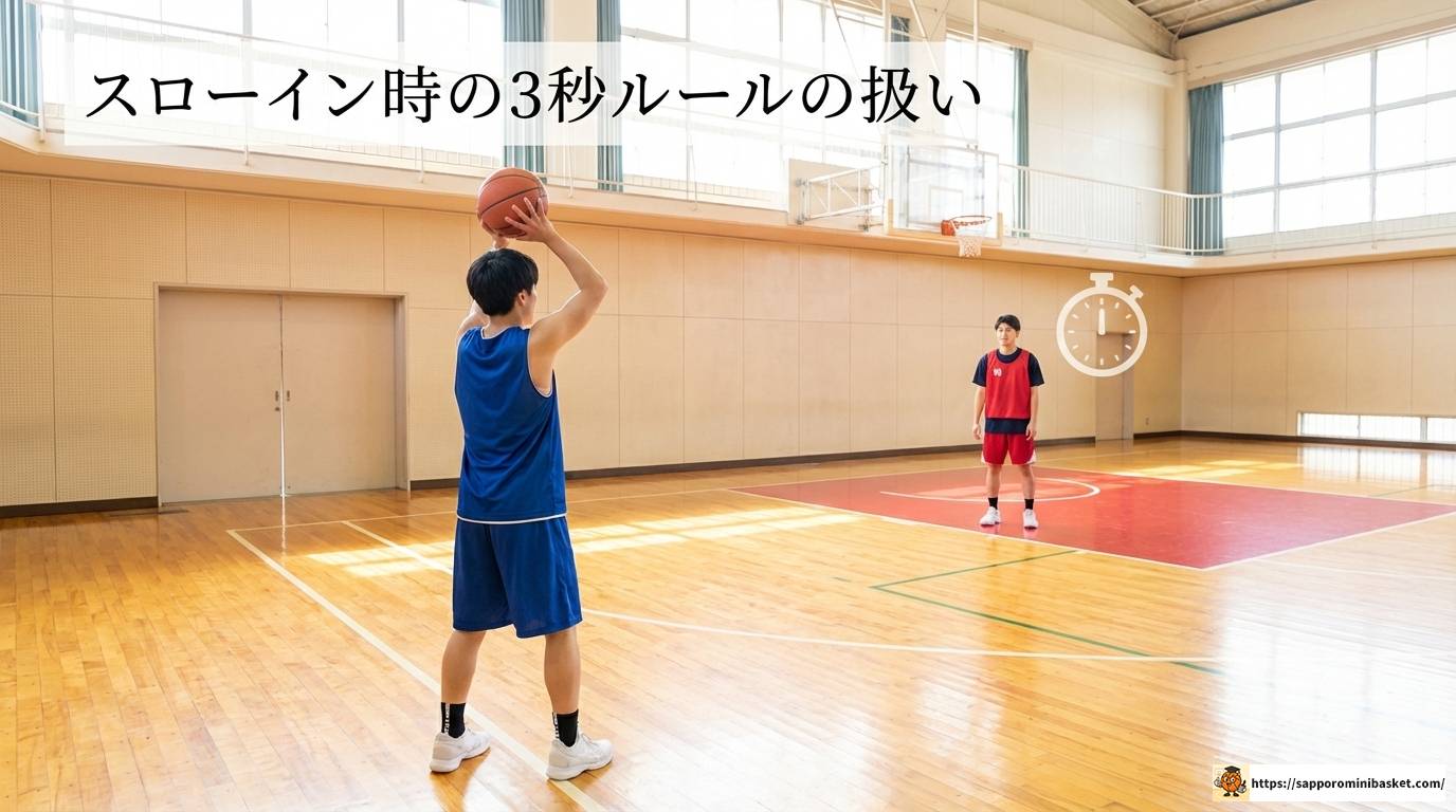 ミニバスの3秒ルールとは?いつから数えるかや一般との違いを解説