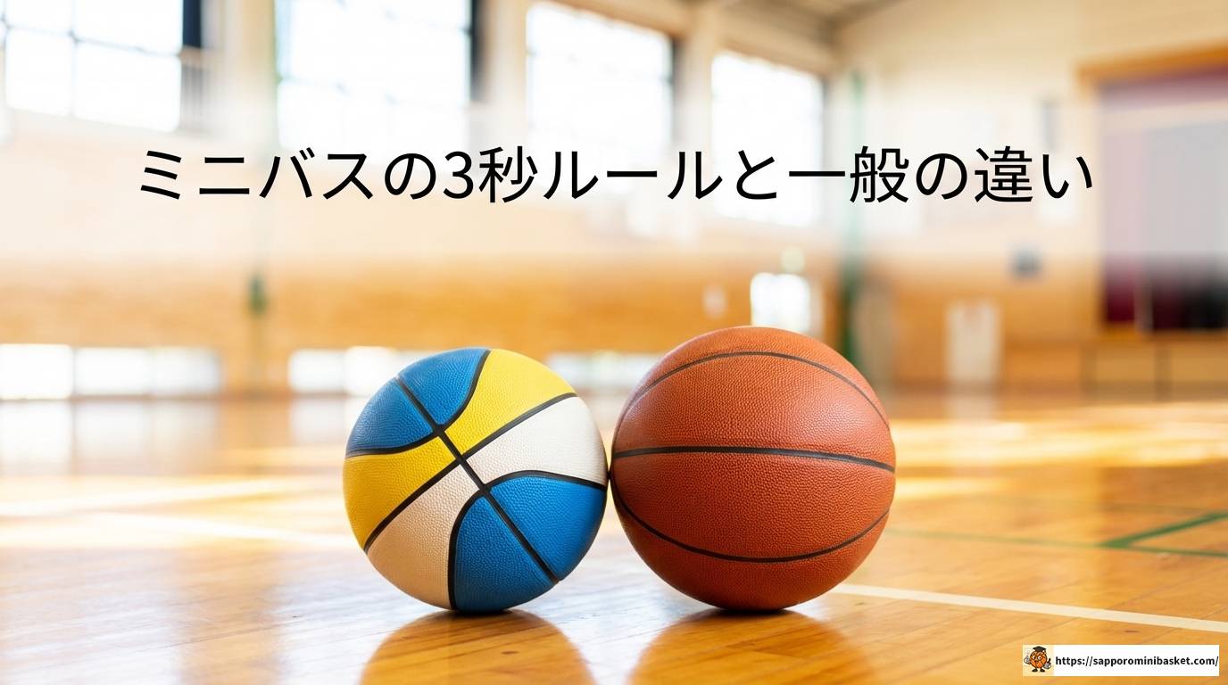 ミニバスの3秒ルールとは?いつから数えるかや一般との違いを解説