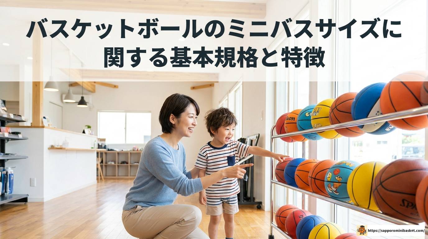 バスケットボールのミニバスサイズの選び方と2027年変更点