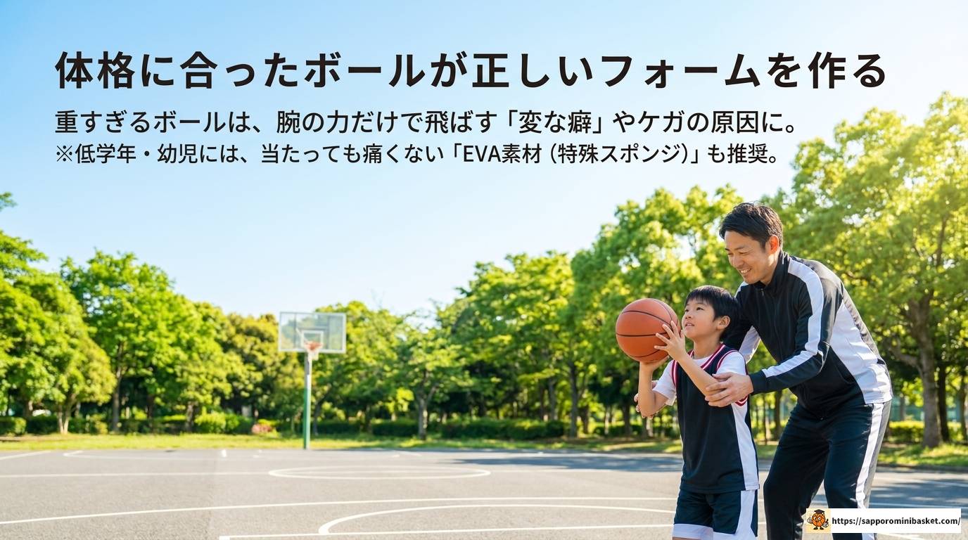 バスケットボールのミニバスサイズの選び方と2027年変更点