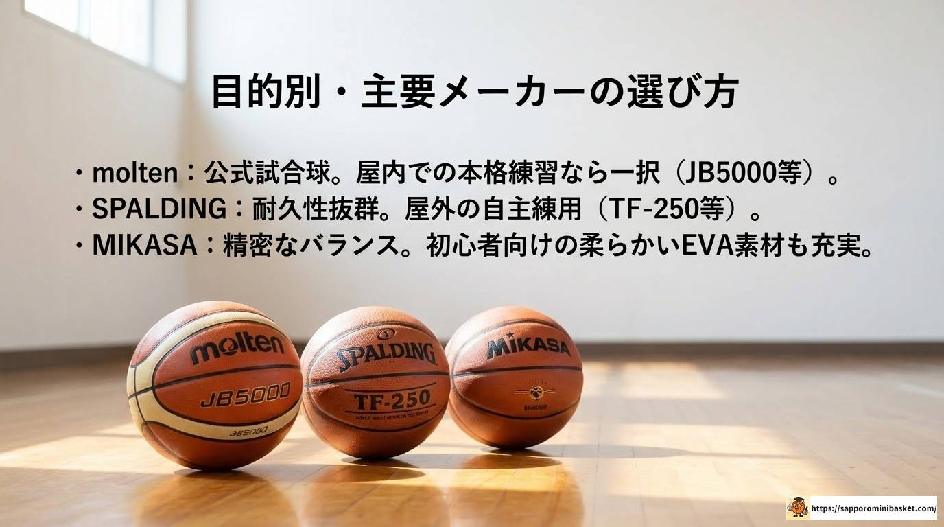 バスケットボールのミニバスサイズの選び方と2027年変更点