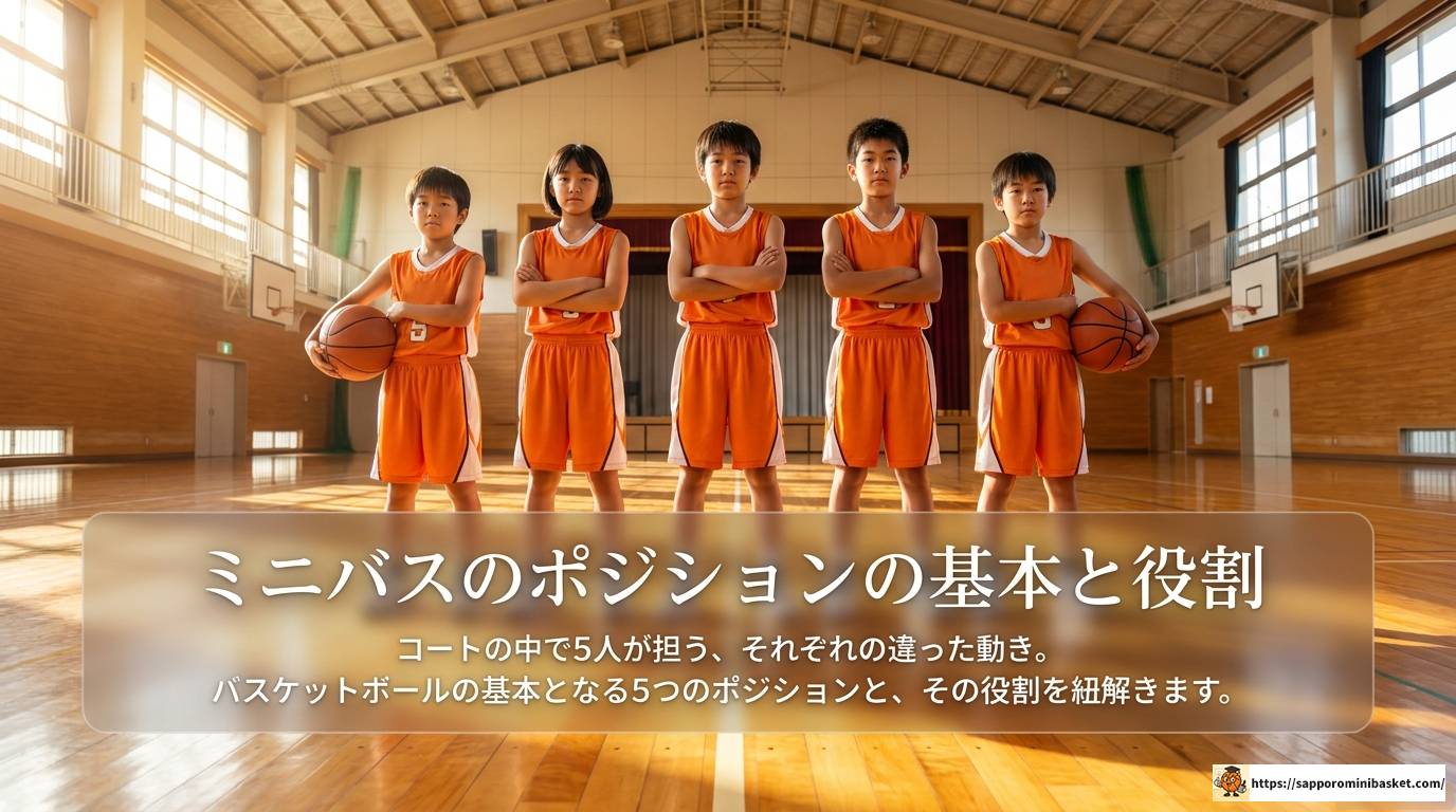 ミニバスのポジション完全ガイド！役割や適性を徹底解説