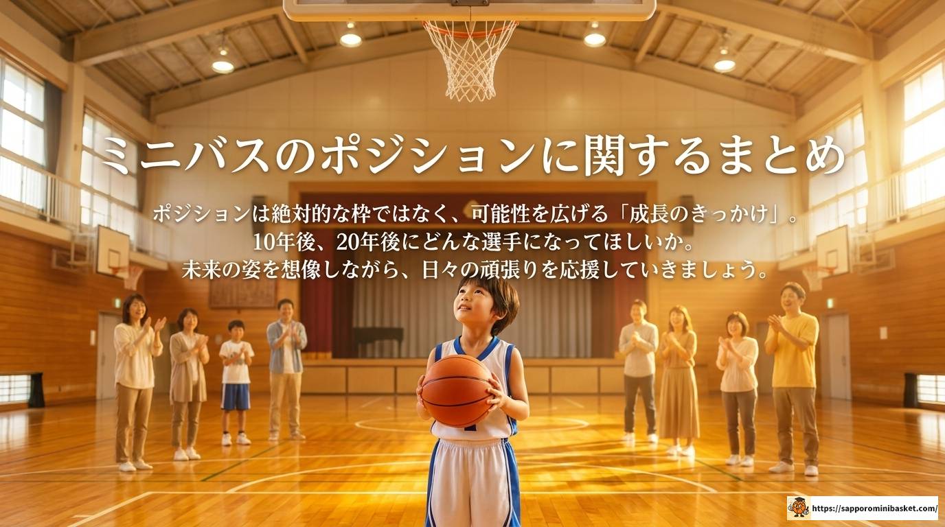 ミニバスのポジション完全ガイド！役割や適性を徹底解説