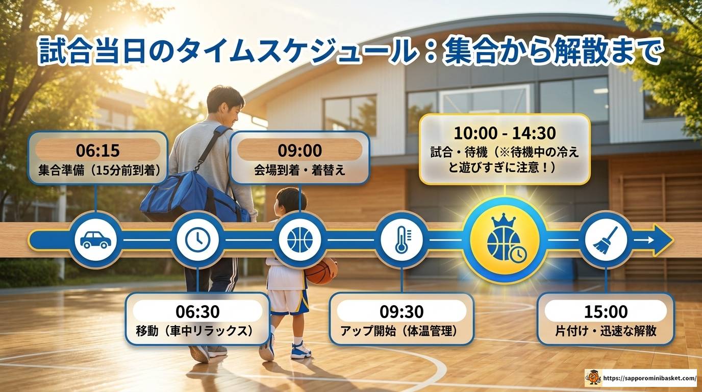 ミニバスの時間ルール完全解説|2025年新規則も対応