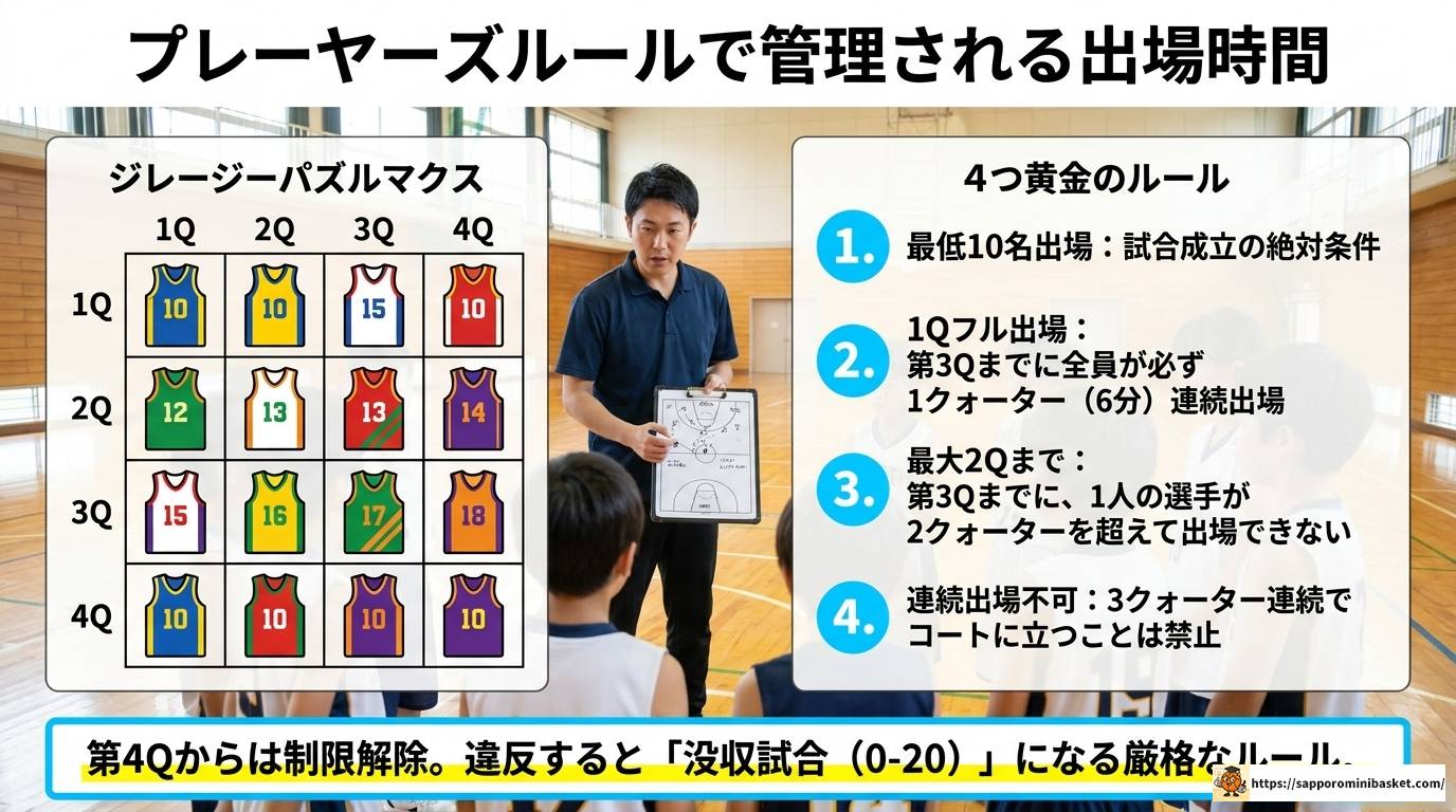 ミニバスの時間ルール完全解説|2025年新規則も対応