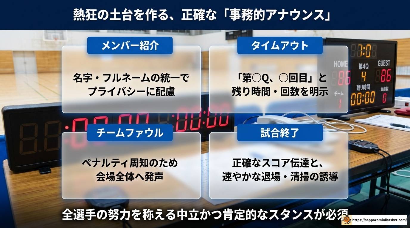 ミニバスのMCとは？2つの役割を徹底解説