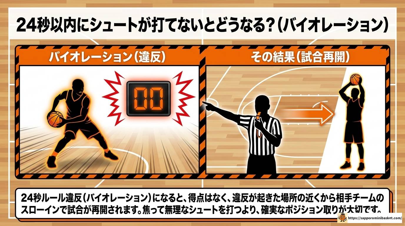 ミニバスの24秒ルールをわかりやすく徹底解説!
