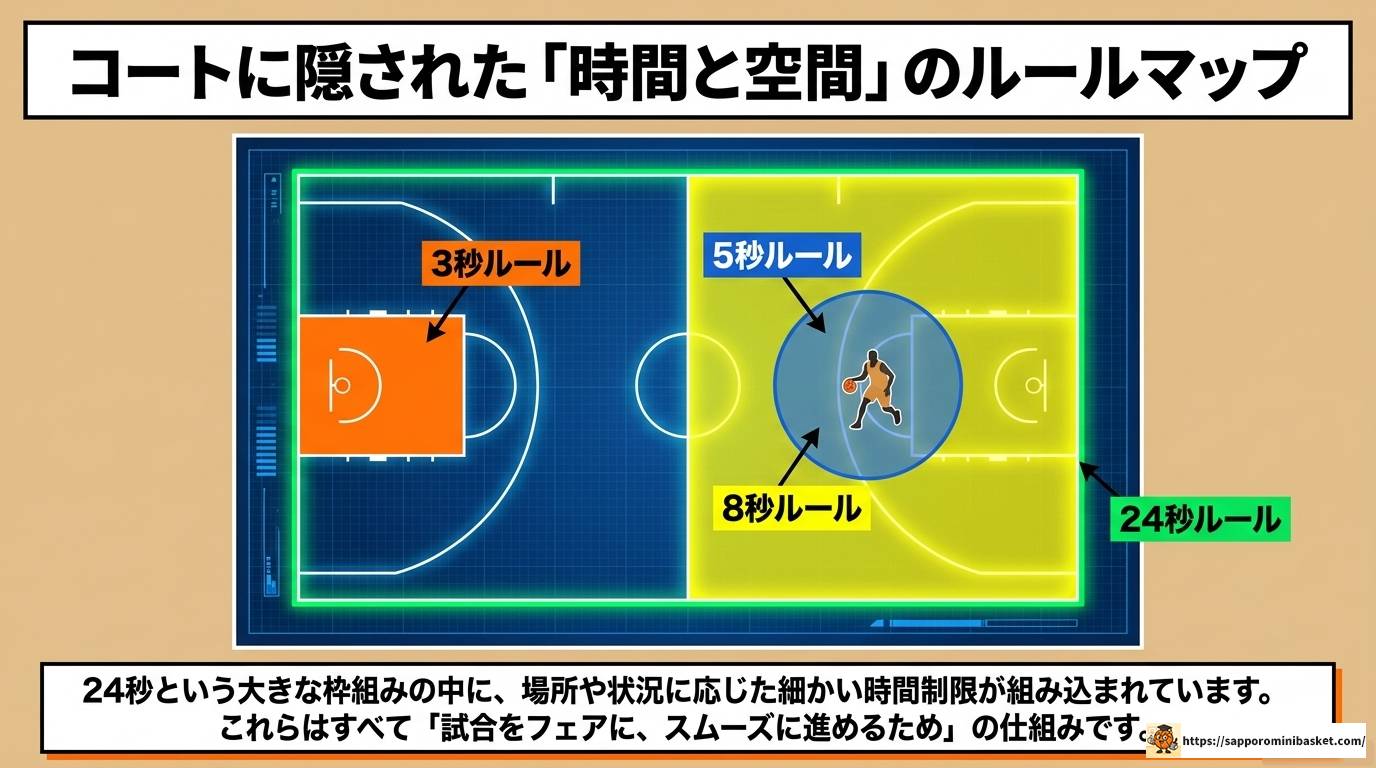 ミニバスの24秒ルールをわかりやすく徹底解説!