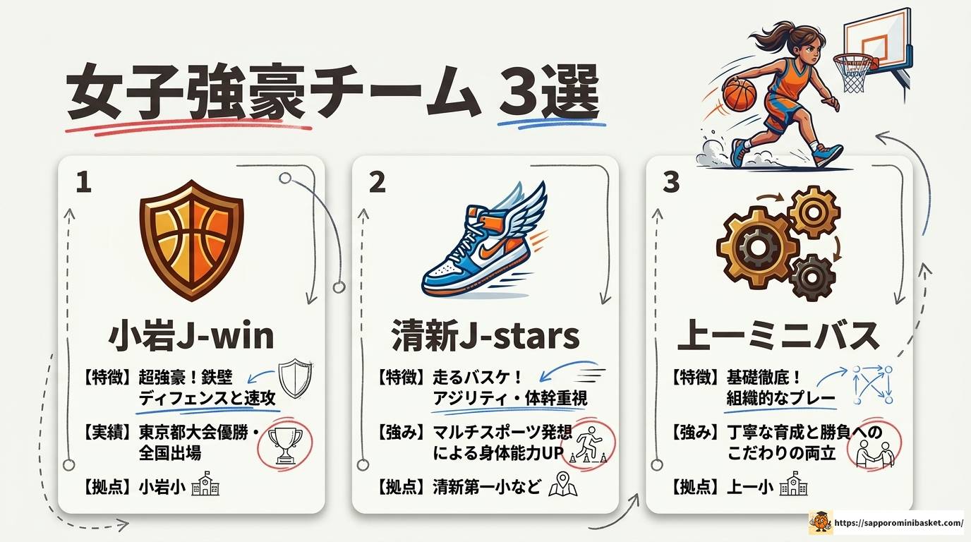 江戸川区ミニバス強豪チームを徹底比較！選び方も解説