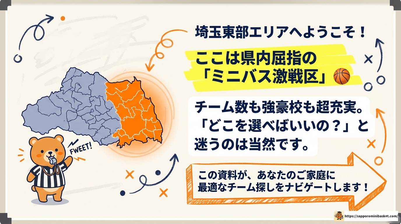 埼玉東部のミニバス強豪チームと大会情報を完全解説
