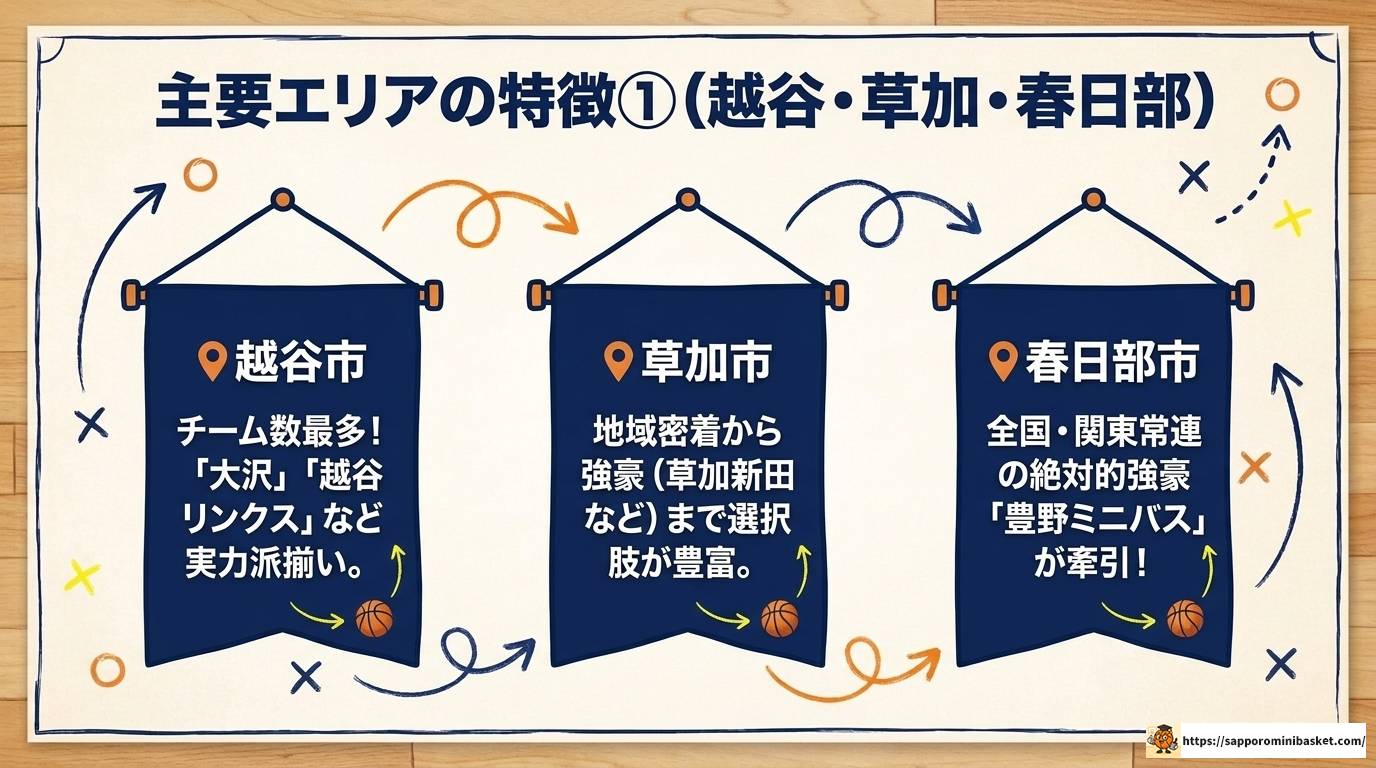埼玉東部のミニバス強豪チームと大会情報を完全解説
