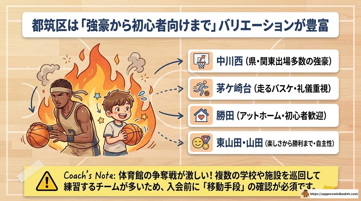 横浜北部のミニバスチームを徹底比較！選び方完全ガイド