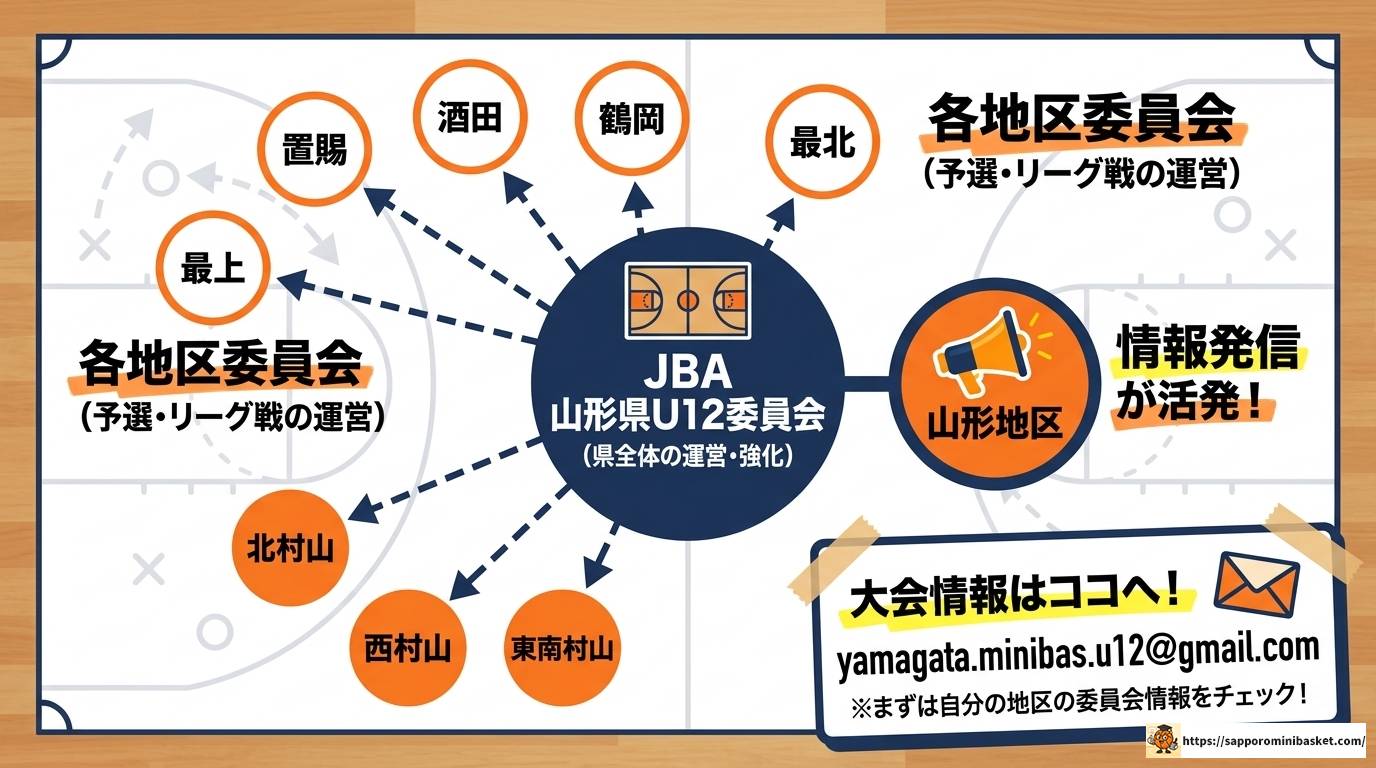 山形ミニバスU12メンバー最新情報|強豪チームと選抜の全貌