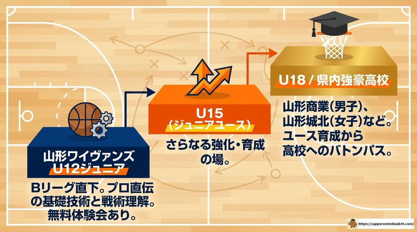 山形ミニバスU12メンバー最新情報|強豪チームと選抜の全貌