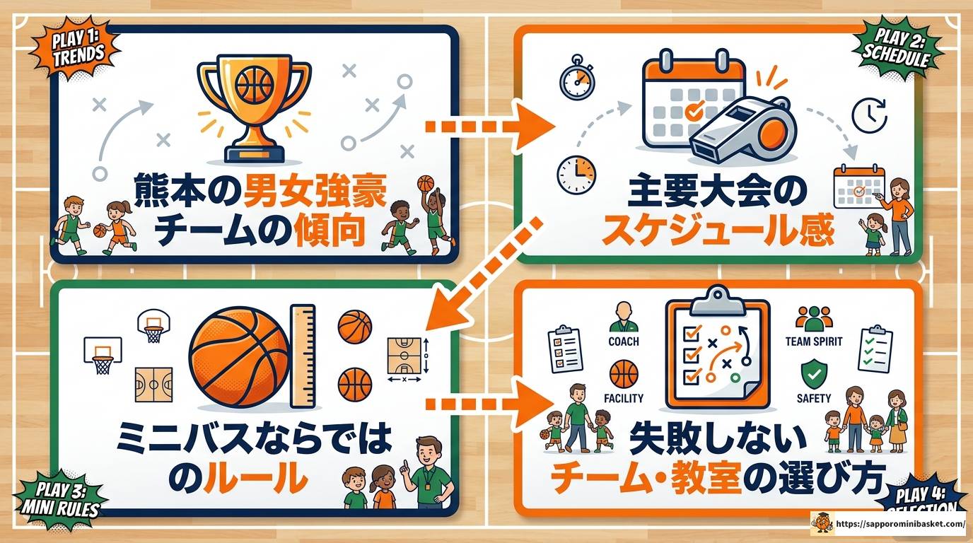 熊本ミニバスランキング2025最新版!男女強豪チーム総まとめ