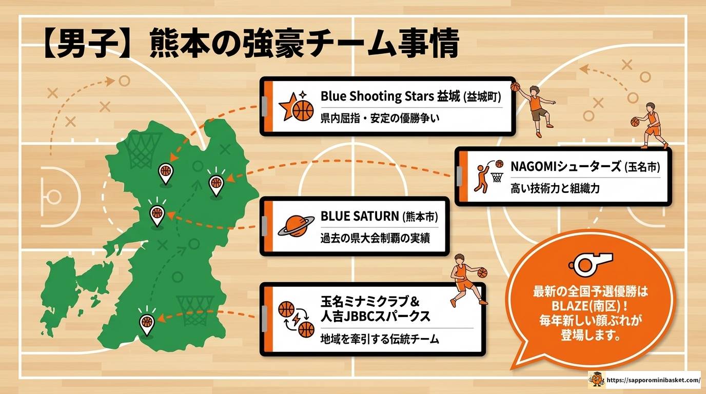 熊本ミニバスランキング2025最新版!男女強豪チーム総まとめ