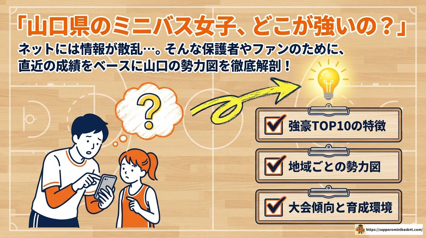 山口県ミニバスランキング女子!強豪10チーム徹底解説ガイド